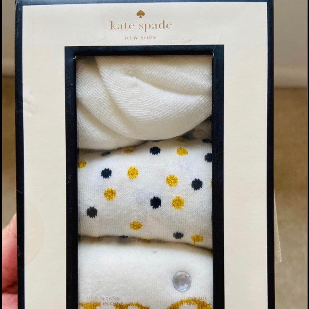 Katespade bridal socks